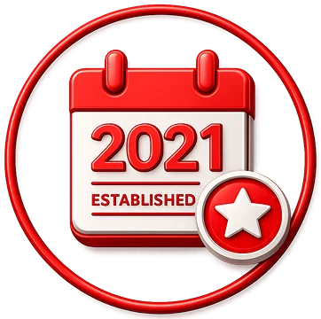 Established 2021 icon for trusted electrical and air conditioning services