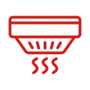 Smoke alarm icon for residential electrical safety services