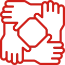 Teamwork icon representing trusted electrical service and support